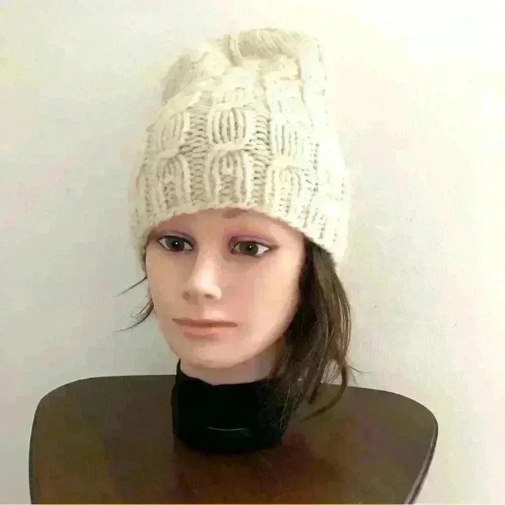 Handmade Pure Wool  Hat - Picture 2 of 7